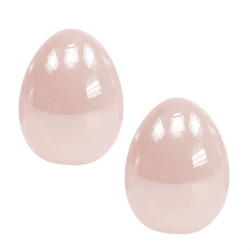 Floristik24 Egg 8,5cm pink standing 4pcs