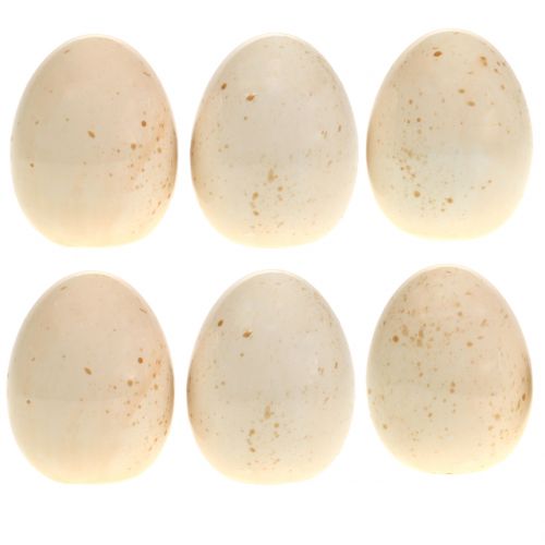 Floristik24 Decorative ceramic eggs H6cm 6pcs