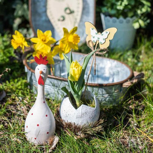 Product Egg in Nest Ø11cm H12cm 4 pcs