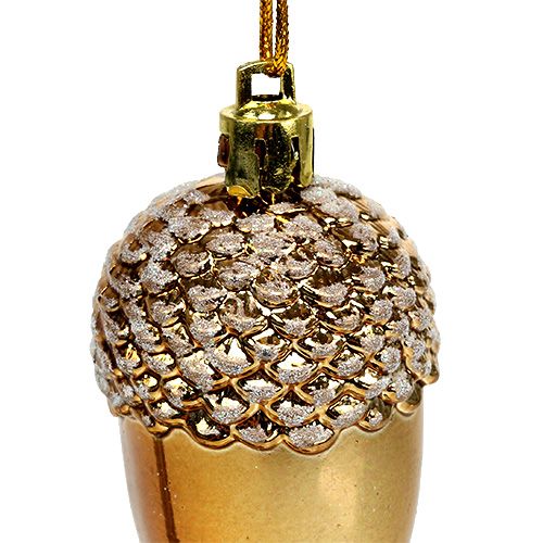 Floristik24 Acorn for hanging Brown 7,5cm 3pcs