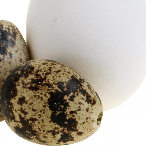 Product Decoration egg mix quail eggs &amp; chicken eggs Blown-out Easter eggs