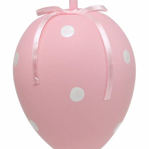 Floristik24 Eggs with dot pattern, Easter eggs to hang, spring decoration, Easter decoration pastel colors 4pcs