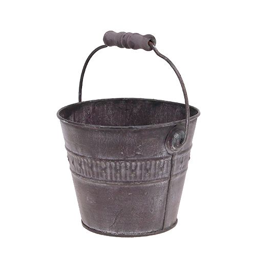 Floristik24 Bordeaux bucket with handle Ø13.5cm H11cm