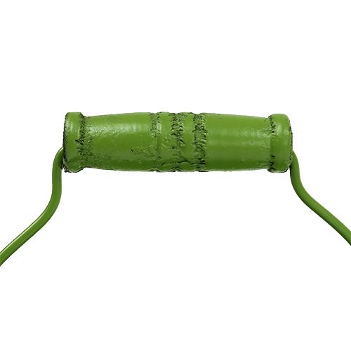 Floristik24 Bucket Green Ø12cm H10cm antique look
