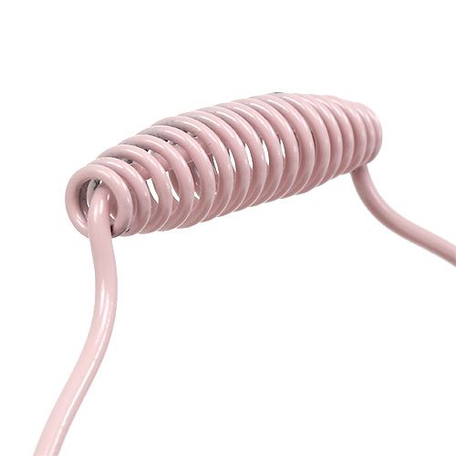 Floristik24 Pail with grooves Pastel pink Ø14,5cm H14,5cm