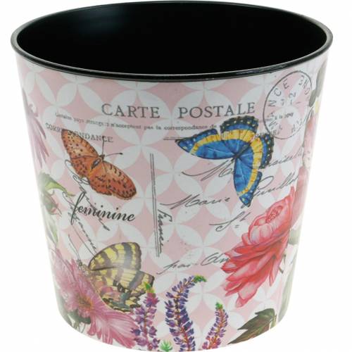Floristik24 Planter flower pattern plastic Ø17 × H15.5cm flower pot