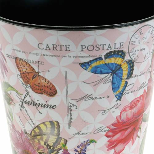 Floristik24 Planter flower pattern plastic Ø17 × H15.5cm flower pot