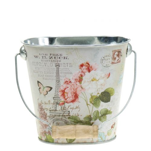 Floristik24 Plant bucket rose oval H11cm