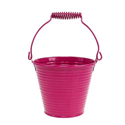 Floristik24 Bucket with grooves Ø11.5cm H10cm Erika