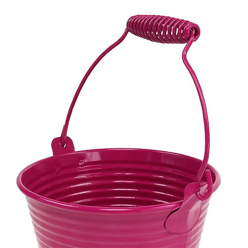 Floristik24 Bucket with grooves Ø11.5cm H10cm Erika