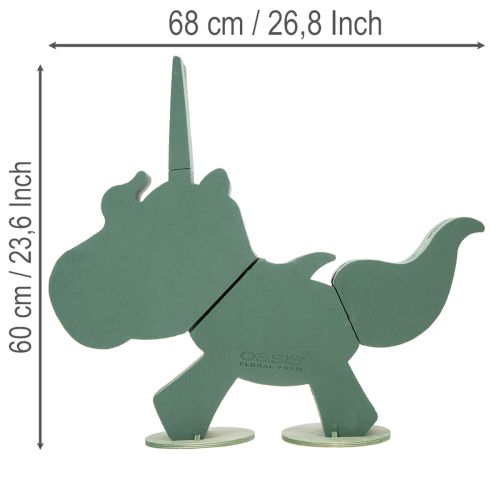 Product Floral foam unicorn 68cm x 60cm