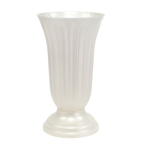 Vase Lilia mother of pearl Ø23cm, 1pc