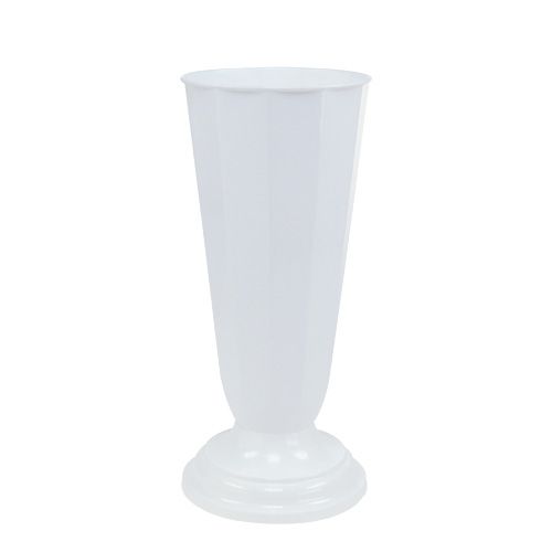 Floristik24 Vase &quot;Szwed&quot; White Ø16cm