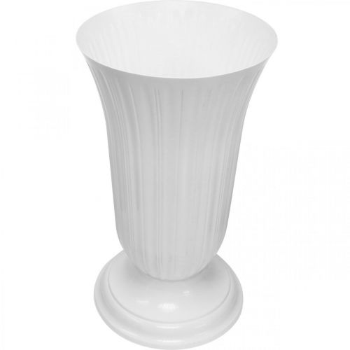 Product Lilia White Plastic Vase Ø28cm H48cm