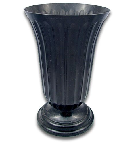 Floristik24 Vase Lilia Black Ø23cm
