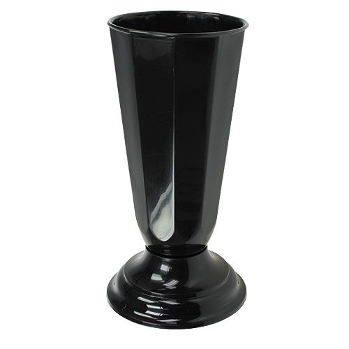 Product Vase Szwed black Ø23cm, 1pc