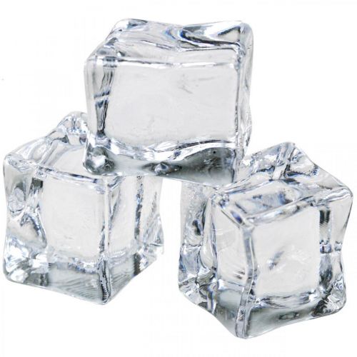 Floristik24 Artificial Ice Cubes Decorative Ice Transparent 2.5×3×2.5cm 12 pcs