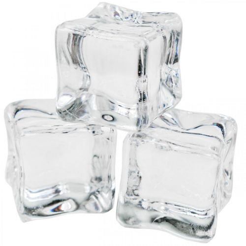 Product Artificial ice cubes decorative ice transparent 2cm 30pcs