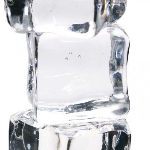 Floristik24 Decorative ice cubes, summer decoration, artificial ice 3cm 6 pcs