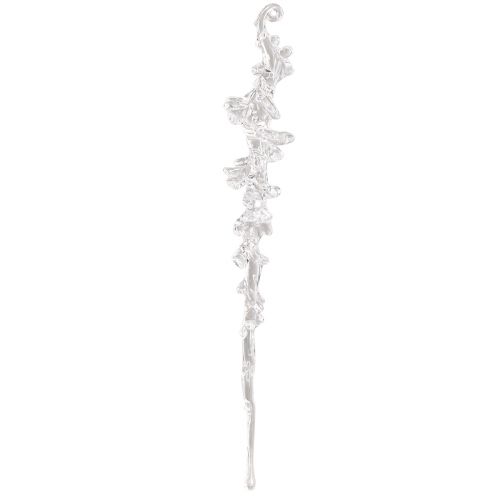 Floristik24 Winter decoration icicle decoration hanger clear 25cm 3pcs
