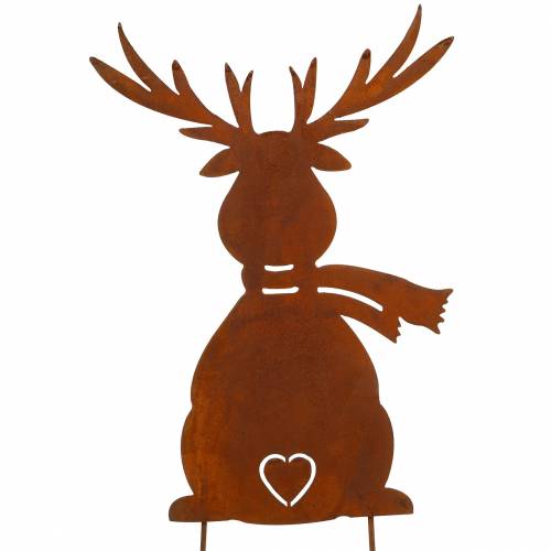 Floristik24 Elk patina to stick H58cm