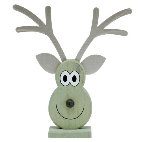 Product Moose head Mint standing 18cm x 16cm 3pcs