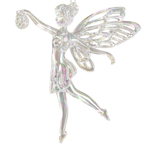 Product Elf decoration acrylic Christmas elves clear 11cmx12cm 3pcs