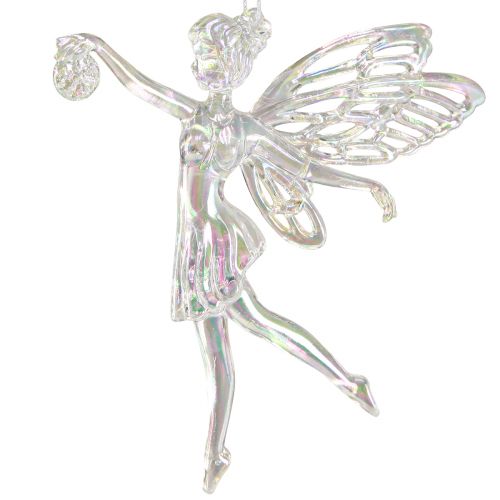 Product Elf decoration acrylic Christmas elves clear 11cmx12cm 3pcs