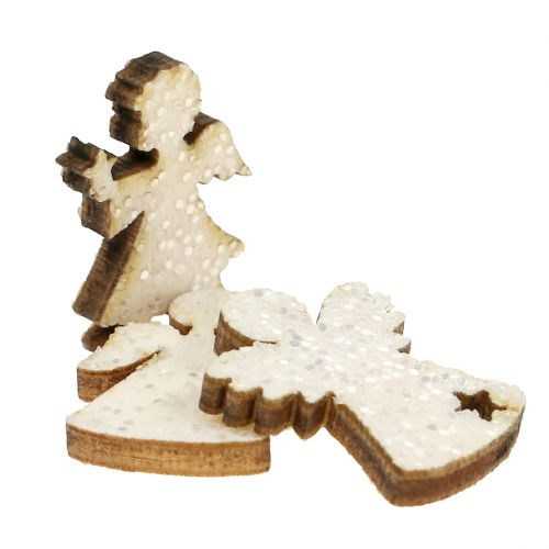 Product Scattered angel with glitter 2cm 144p