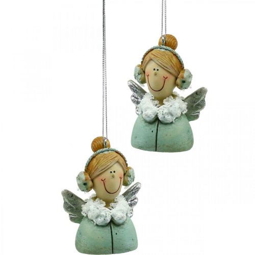Floristik24 Angel pendant Christmas angel tree decoration H5.5cm 8 pcs