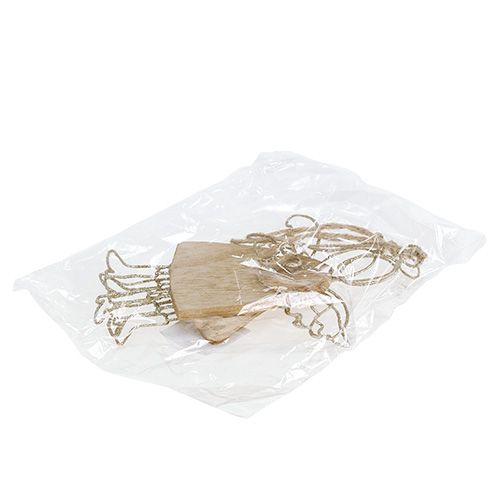 Floristik24 Angel for hanging silver 16cm - 18cm 3pcs