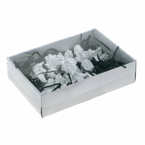 Floristik24 Decorative angel with instruments white H4.5cm 9pcs
