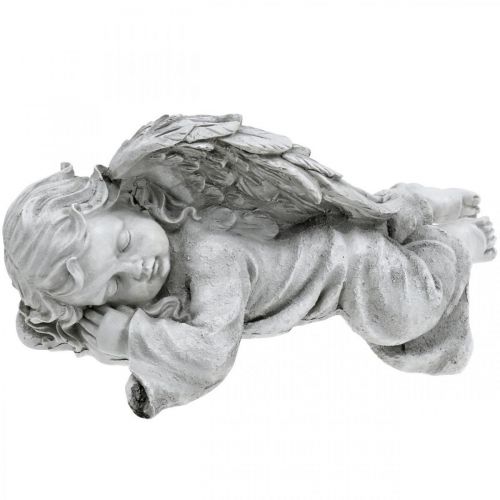 Floristik24 Angel for the grave figure lying head left 30×13×13cm