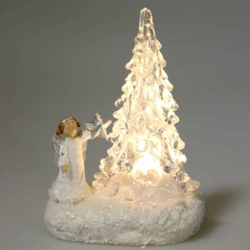 Floristik24 Angel with LED tree 9cm 3pcs
