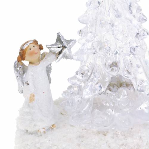 Floristik24 Angel with LED tree 9cm 3pcs
