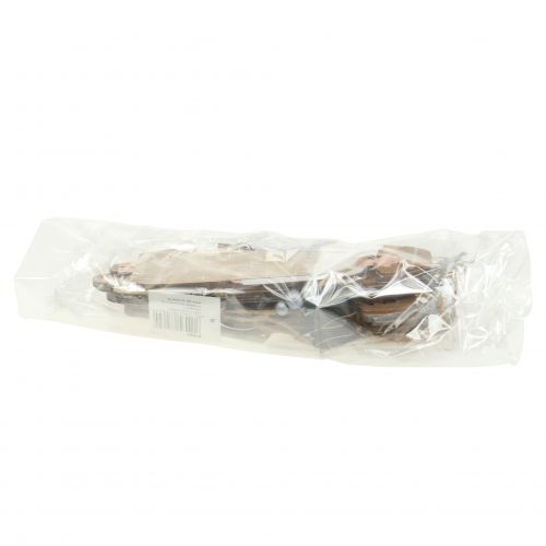 Floristik24 Angel Nature, Silver for hanging 20cm 6pcs
