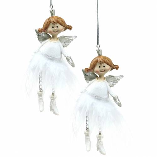 Floristik24 Christmas Decorations Christmas Tree Ornament Angel 11,5cm 4pcs