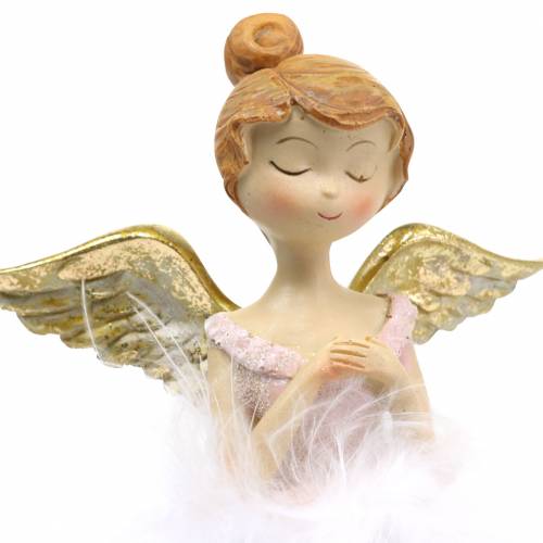 Floristik24 Decorative ballerina angel edge seat Ø11.5 H15cm 2pcs