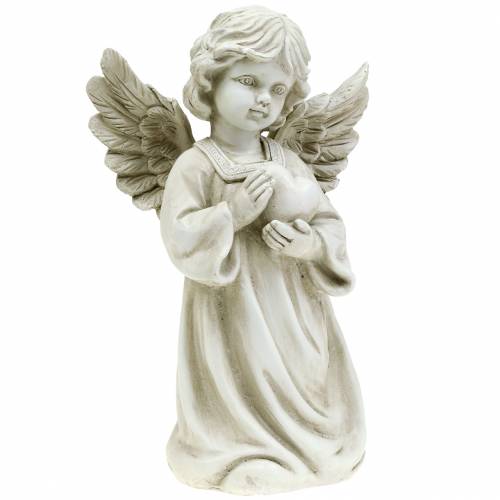 Floristik24 Deco angel with heart H25cm