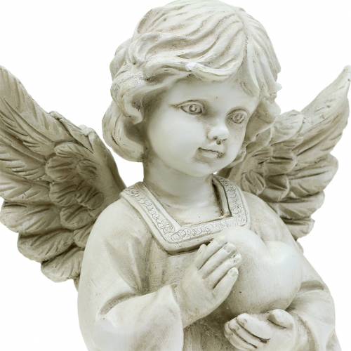 Floristik24 Deco angel with heart H25cm