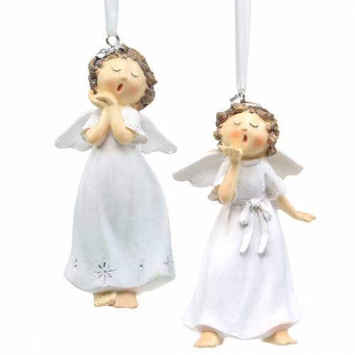 Floristik24 Christmas Tree Decoration Angel 9cm 2St