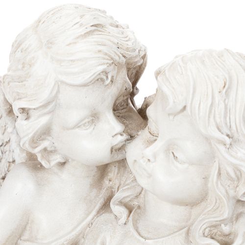 Angel Sculpture – Child Angel Pair with Heart, 24cm | Floristik24.co.uk
