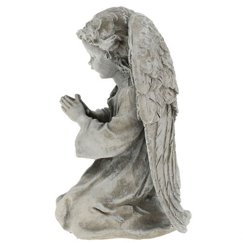 Product Deco angel gray 15cm