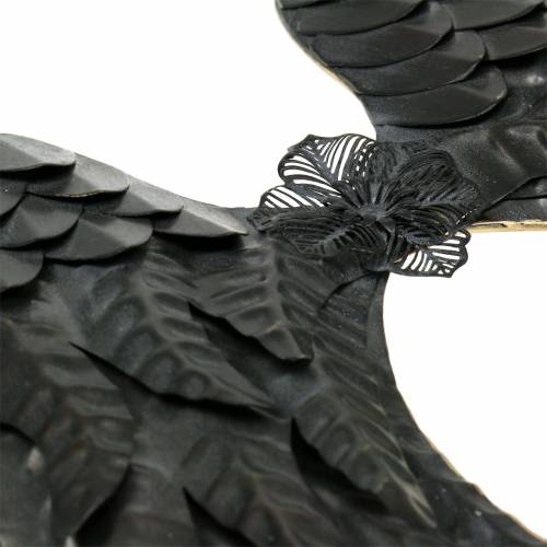 Floristik24 Wall Decoration Angel Wing Black 34cm x 47.5cm