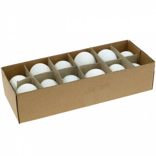 Product Duck eggs natural blown eggs Easter decoration 12 pcs