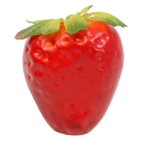 Floristik24 Strawberry red 5cm in a net 12pcs