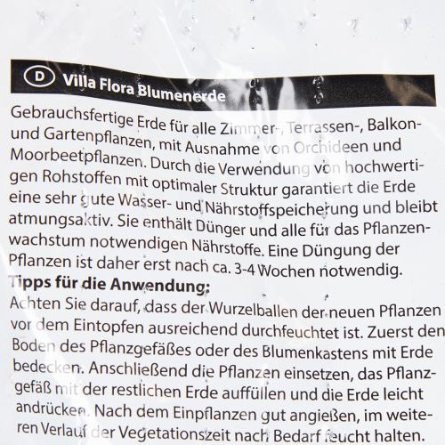 Product Villa Flora potting soil 18L