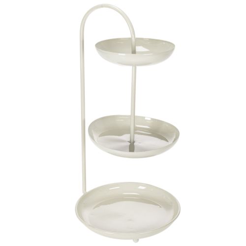 Three-tiered table decoration, ideal for living rooms, occasions, weddings, 55cm