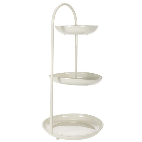 Product Three-tiered table decoration, ideal for living rooms, occasions, weddings, 55cm