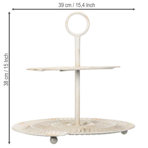 Product Tiered dessert platter for stylish occasions in the living room or kitchen, 39cm